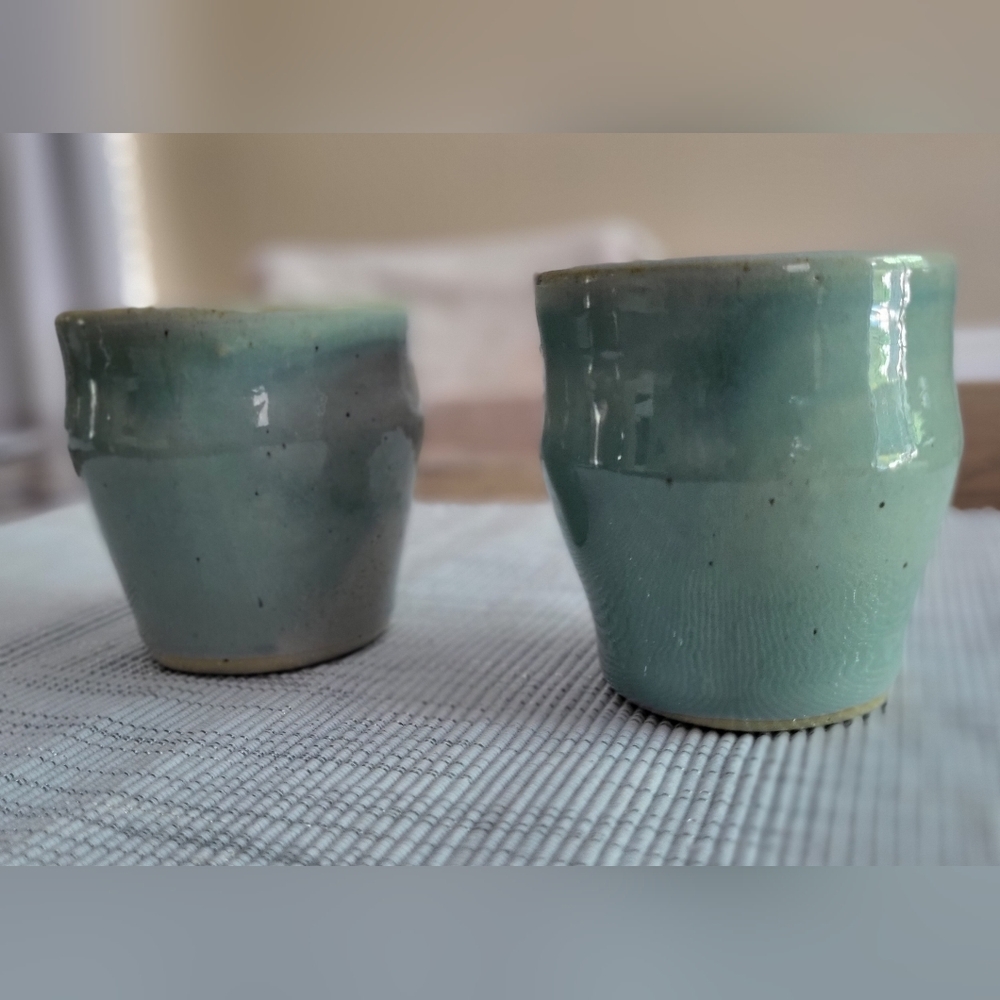 Toss & Turn Pottery matching set of cups